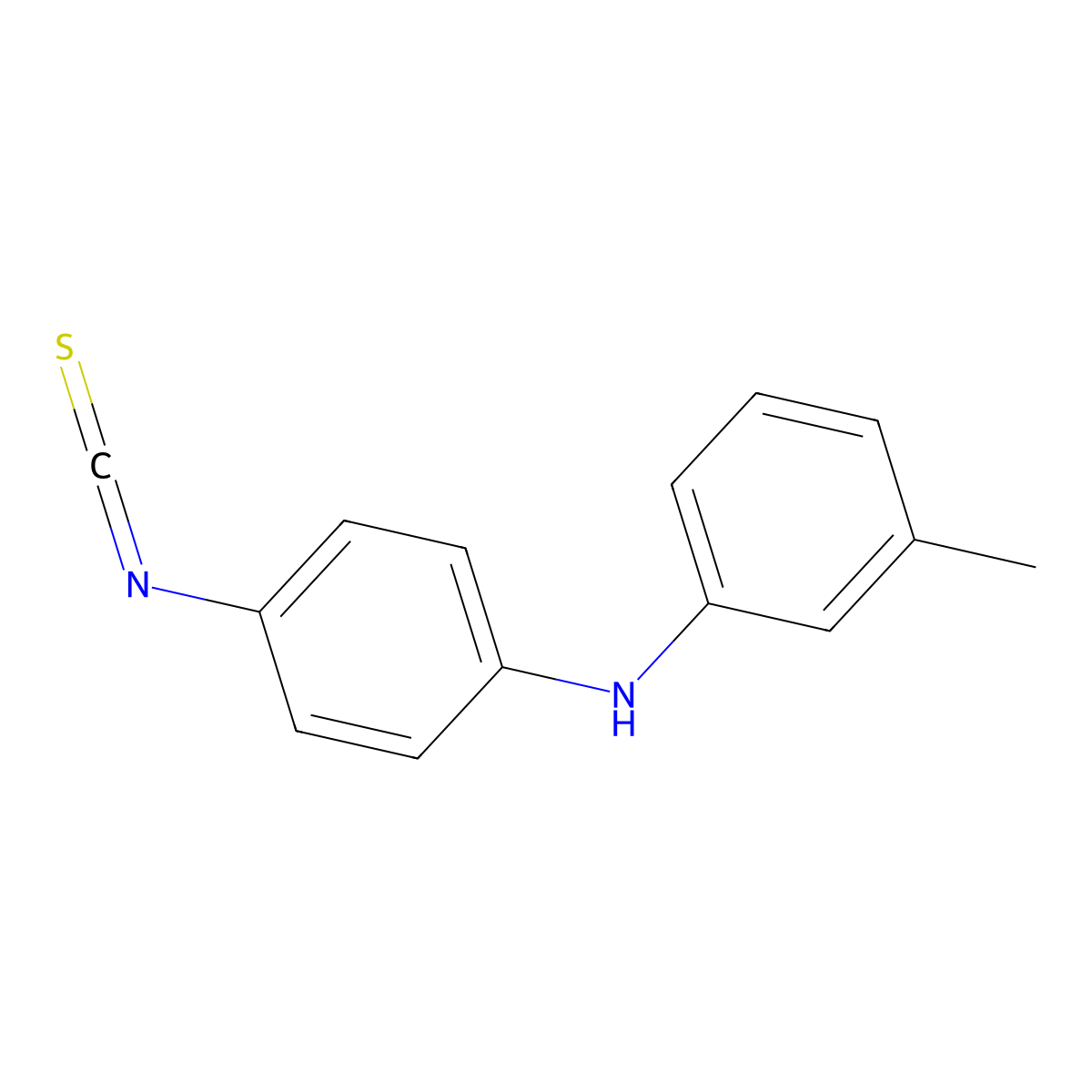 (4-Isothiocyanatophenyl)(3-Methylphenyl)Amine molecular structure, CAS 27174-03-4
