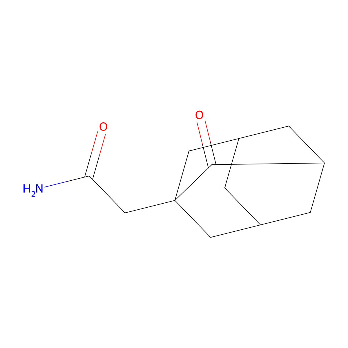 1-Adamantaneacetamide, 2-oxo- molecular structure, CAS 27174-88-5