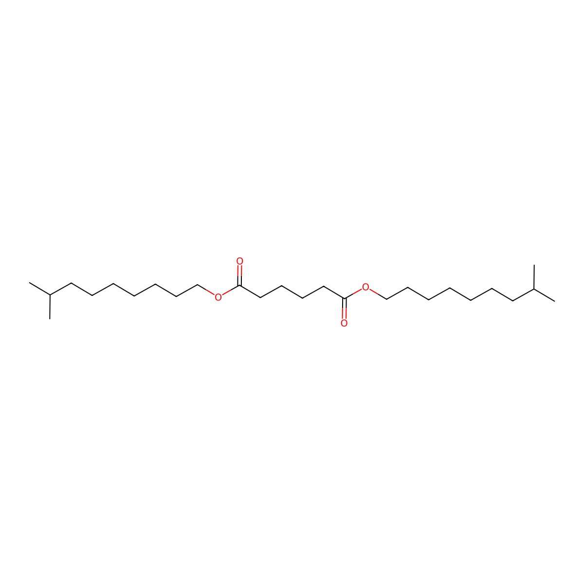 Diisodecyl Adipate molecular structure, CAS 27178-16-1