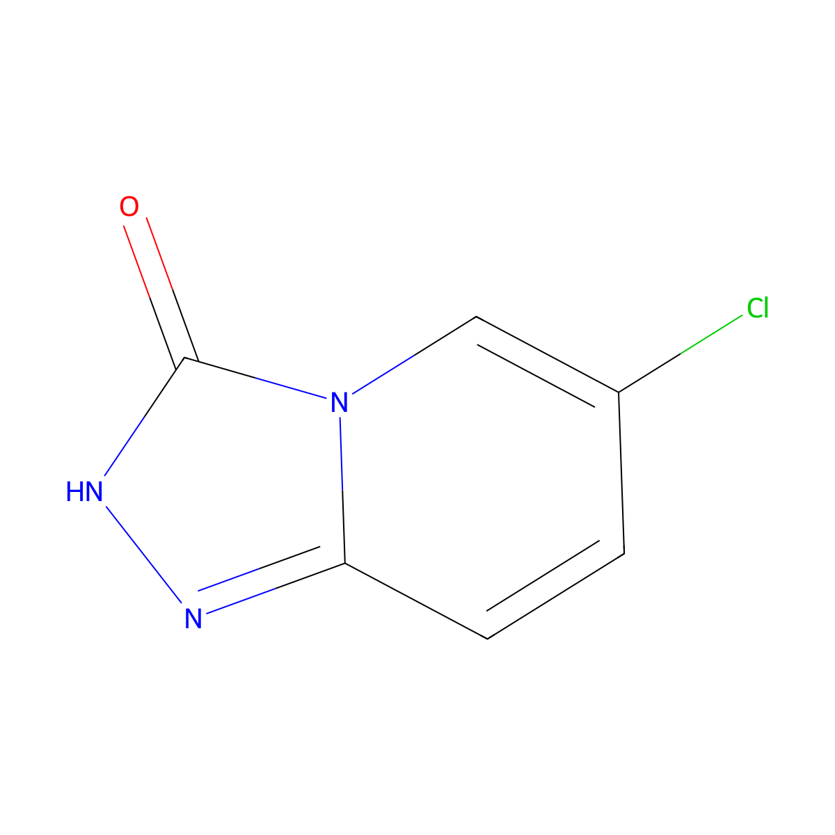 6-chloro-[1,2,4]triazolo[4,3-a]pyridin-3(2H)-one molecular structure, CAS 27182-30-5