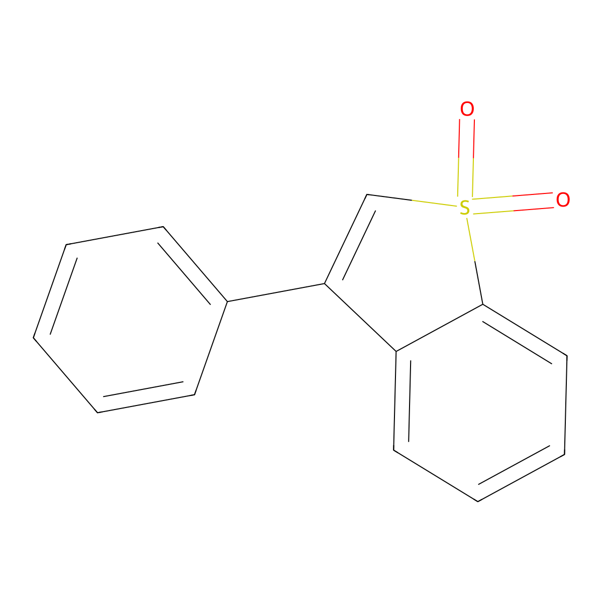 3-Phenyl-1-benzothiophene 1,1-dioxide molecular structure, CAS 27183-55-7
