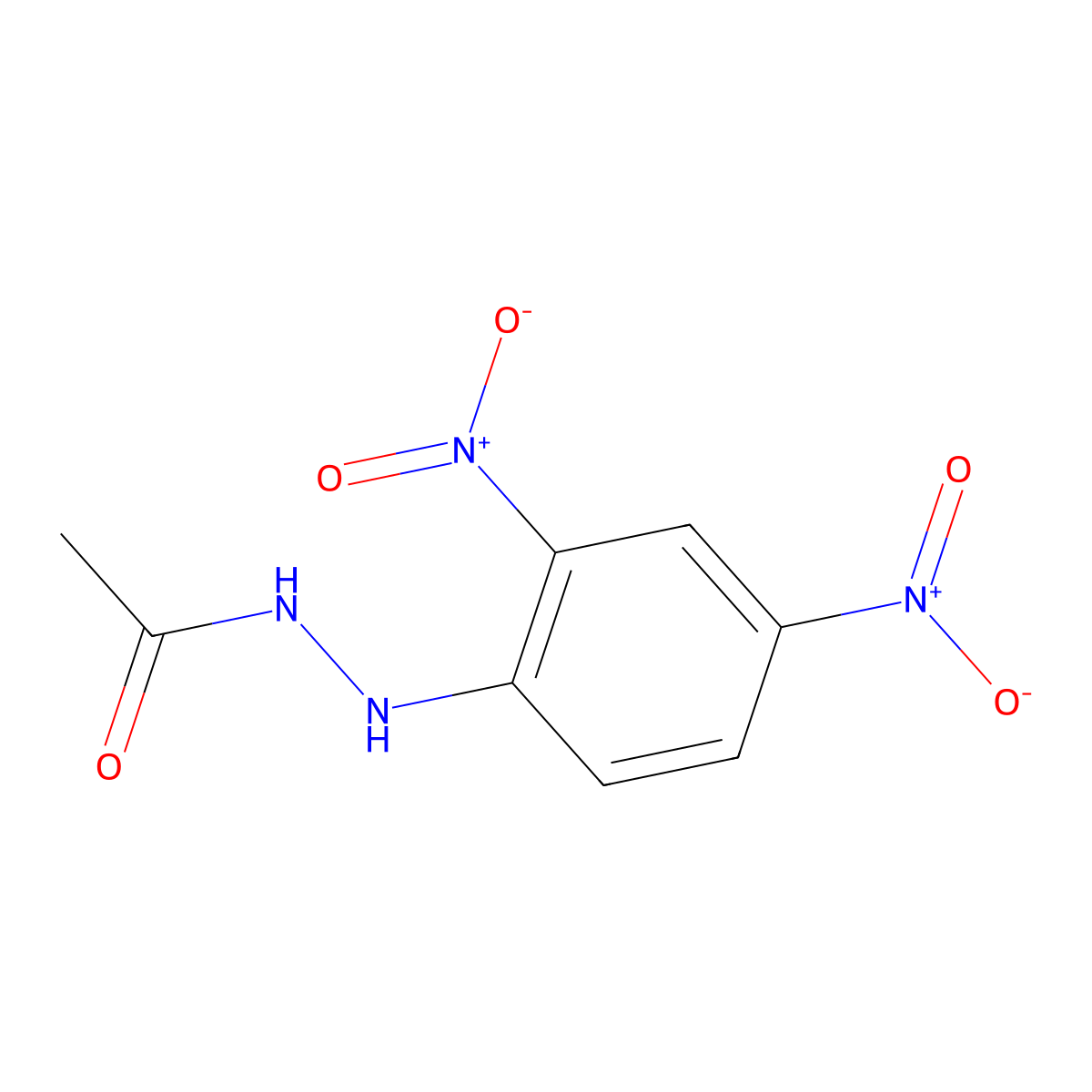 N'-(2,4-dinitrophenyl)acetohydrazide molecular structure, CAS 2719-07-5