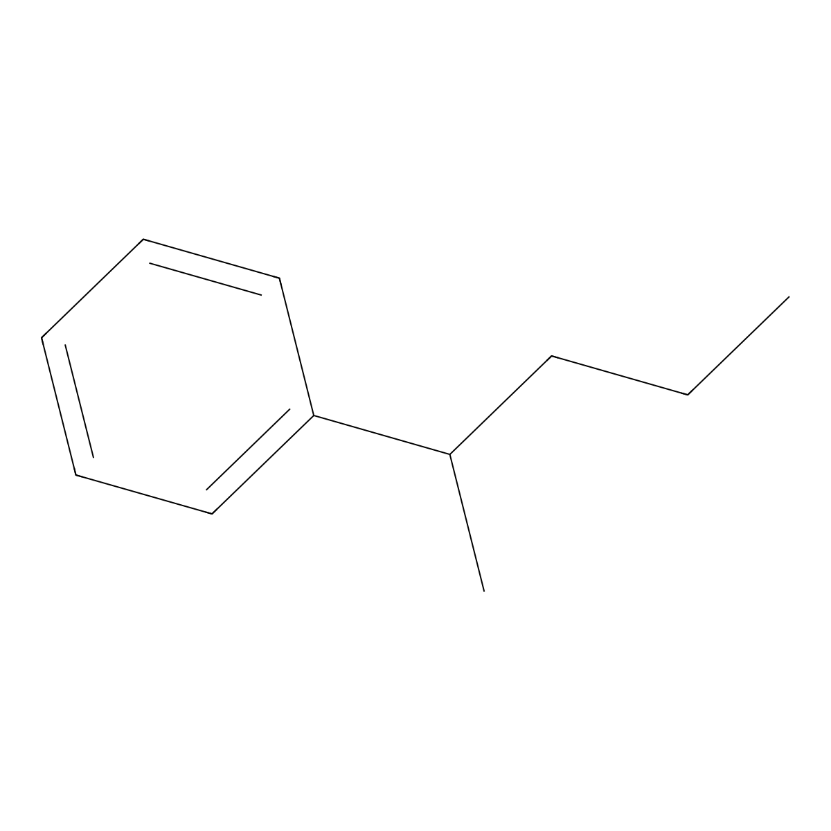 2-Phenylpentane molecular structure, CAS 2719-52-0