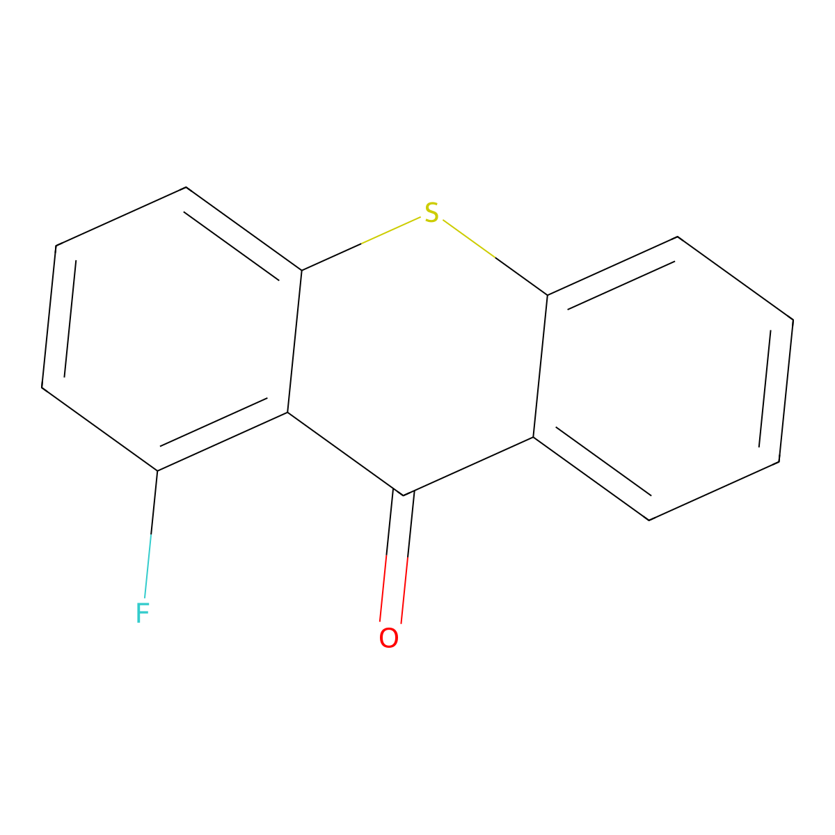 1-Fluorothioxanthen-9-one molecular structure, CAS 2719031-29-3