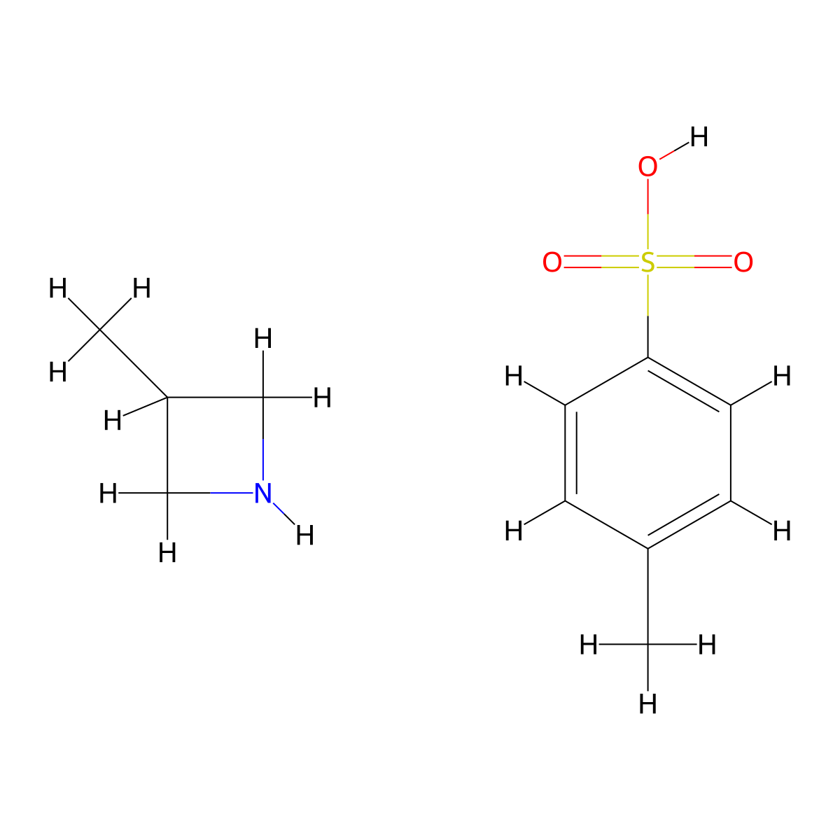3-Methylazetidine p-toluenesulfonate molecular structure, CAS 2719031-35-1