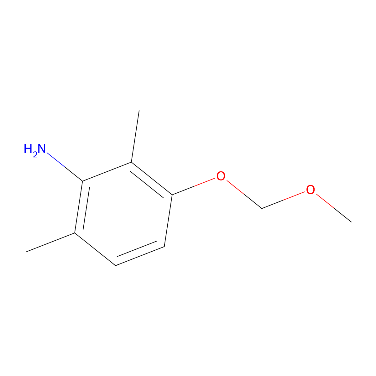 3-(Methoxymethoxy)-2,6-dimethylaniline molecular structure, CAS 2719751-56-9