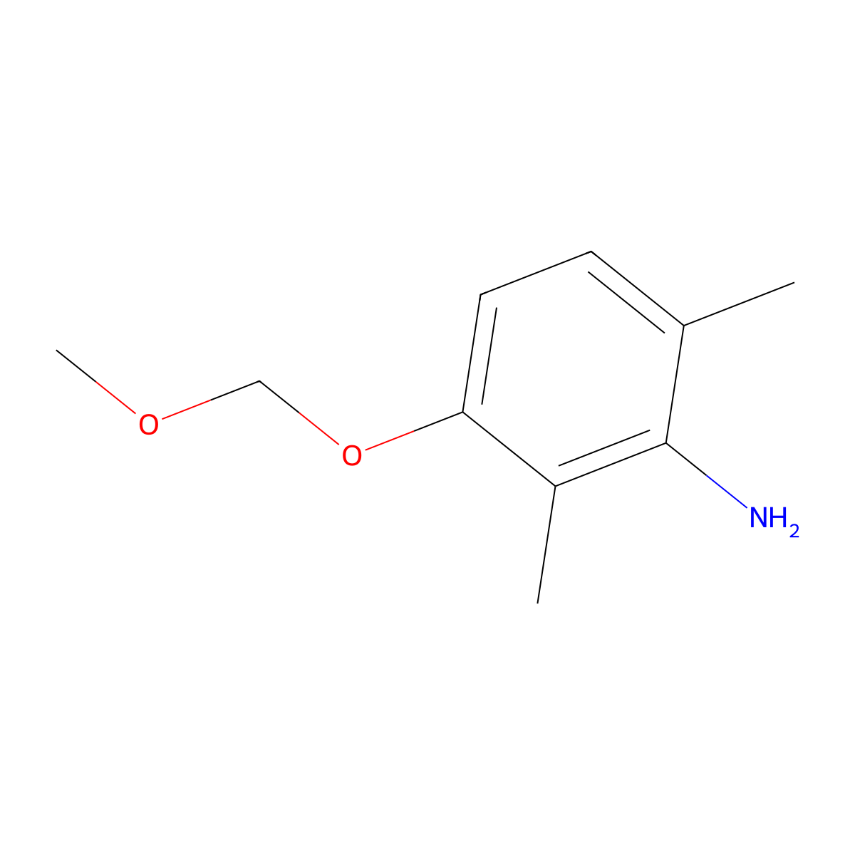 3-(Methoxymethoxy)-2,6-dimethylaniline molecular structure, CAS 2719751-56-9