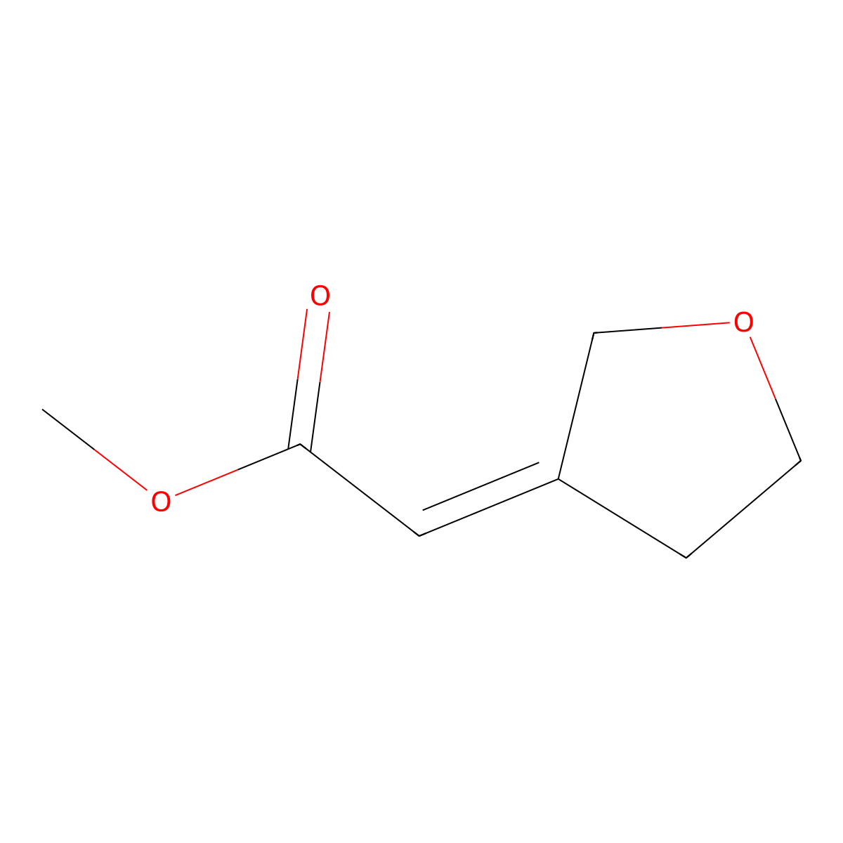 methyl 2-[(3Z)-oxolan-3-ylidene]acetate molecular structure, CAS 2719843-67-9