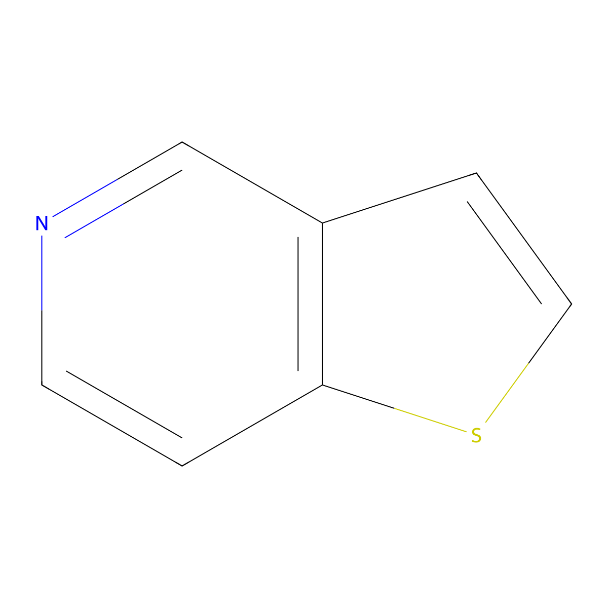 Thieno(3,2-c)pyridine molecular structure, CAS 272-14-0