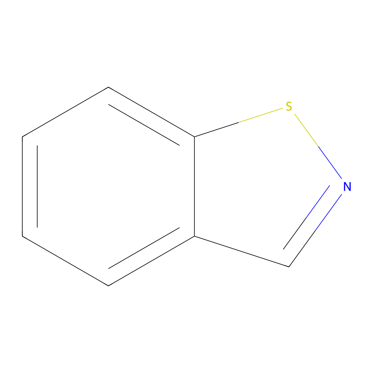 Benzisothiazole molecular structure, CAS 272-16-2