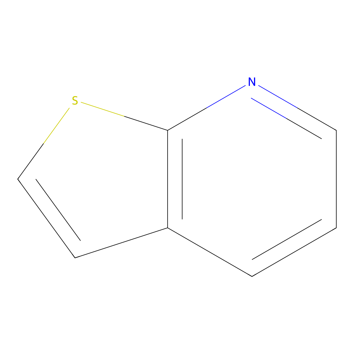Thieno(2,3-b)pyridine molecular structure, CAS 272-23-1