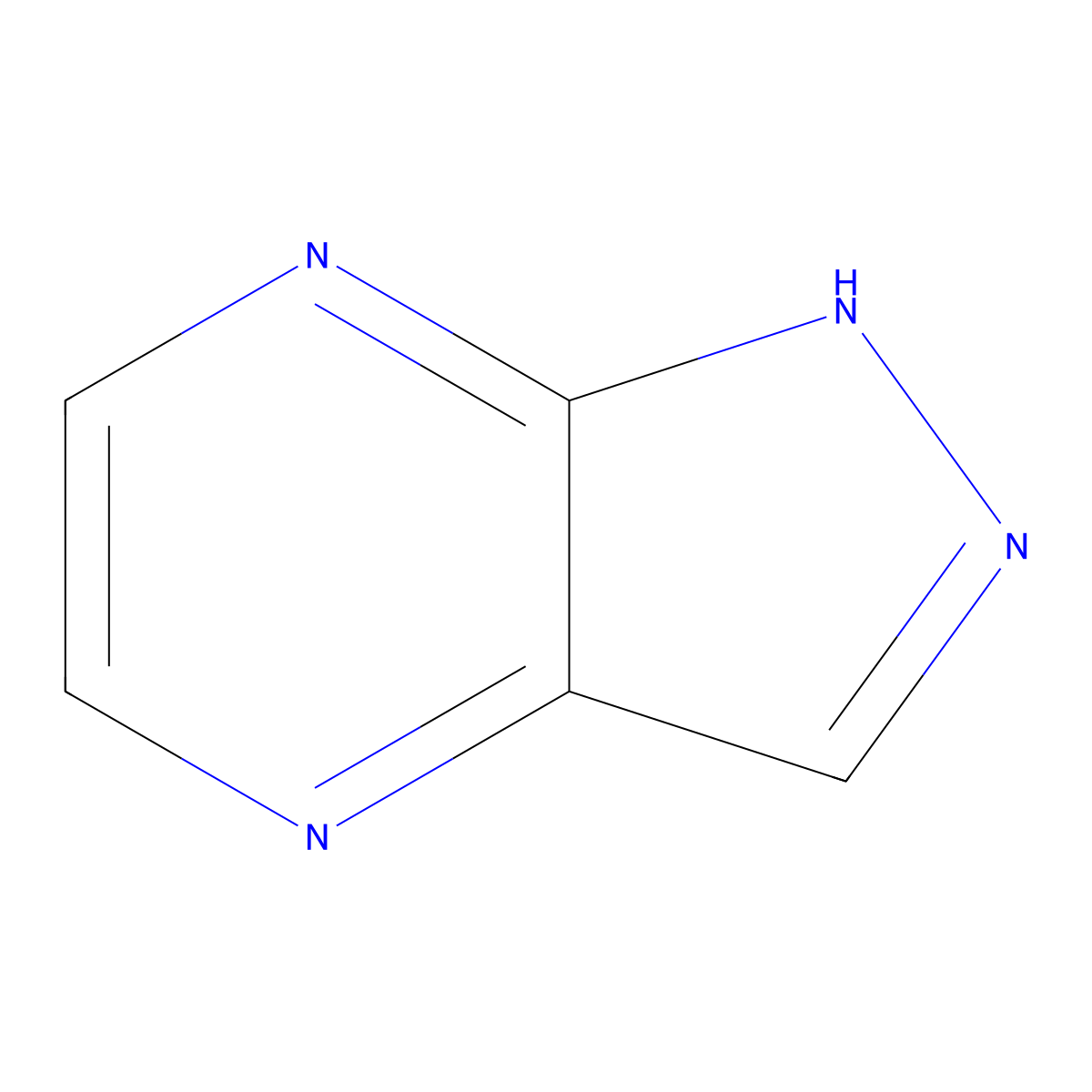 4,7-Diaza-1H-indazole molecular structure, CAS 272-60-6