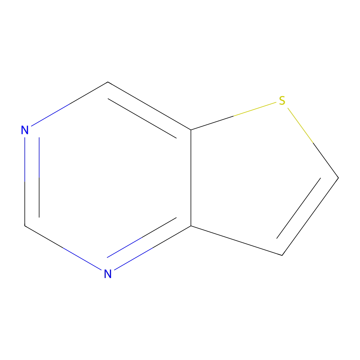 Thienopyrimidine molecular structure, CAS 272-68-4