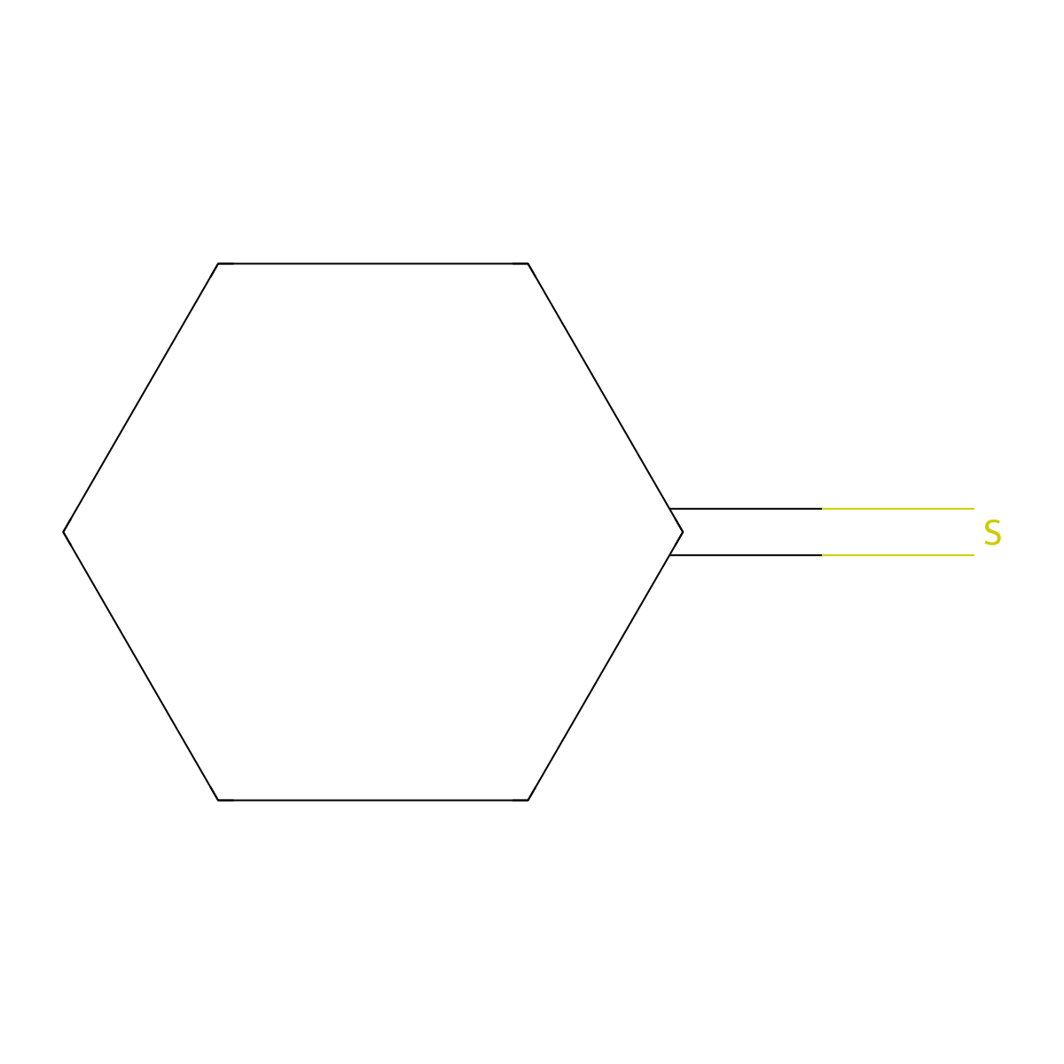 Cyclohexanethione molecular structure, CAS 2720-41-4