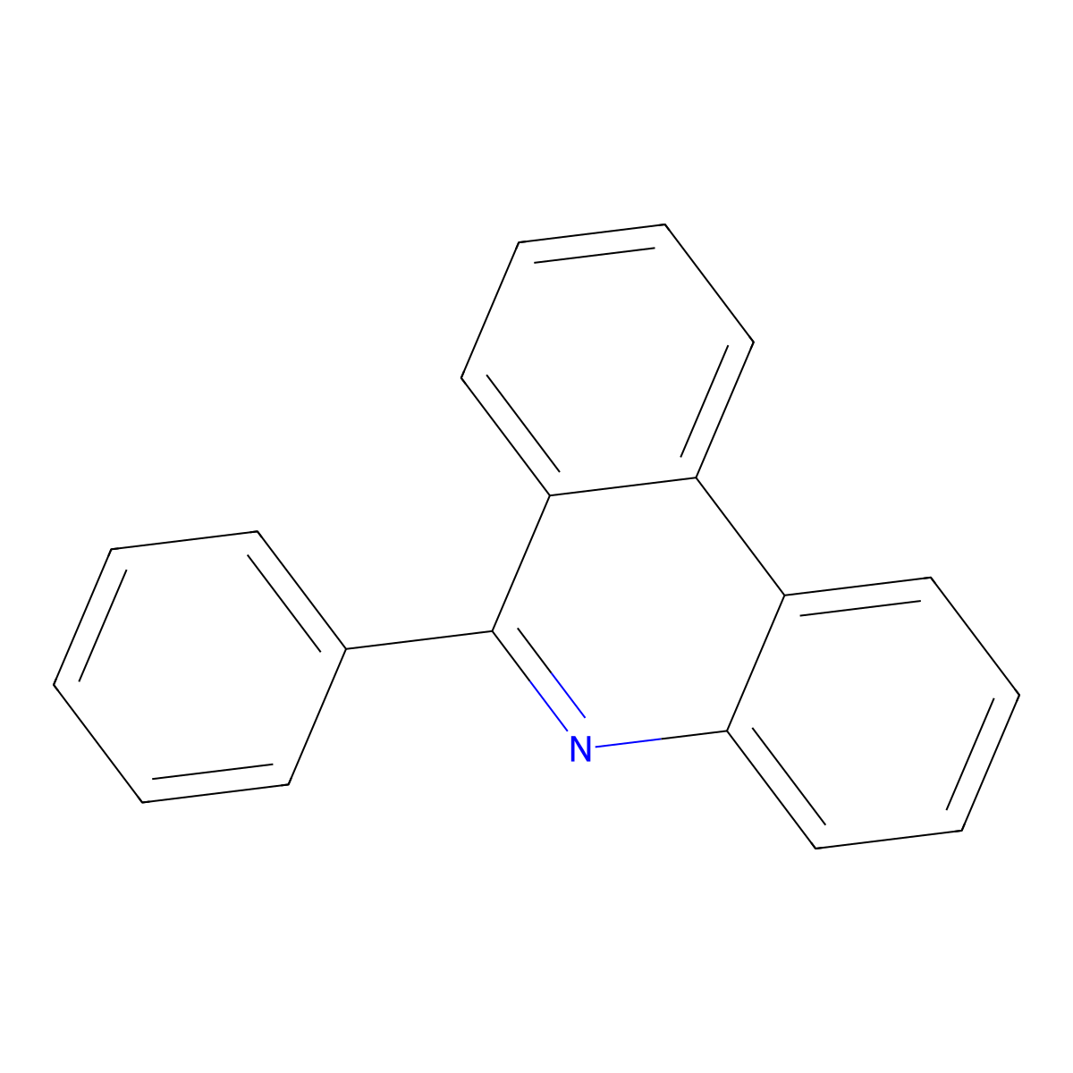 Phenanthridine, 6-phenyl- molecular structure, CAS 2720-93-6