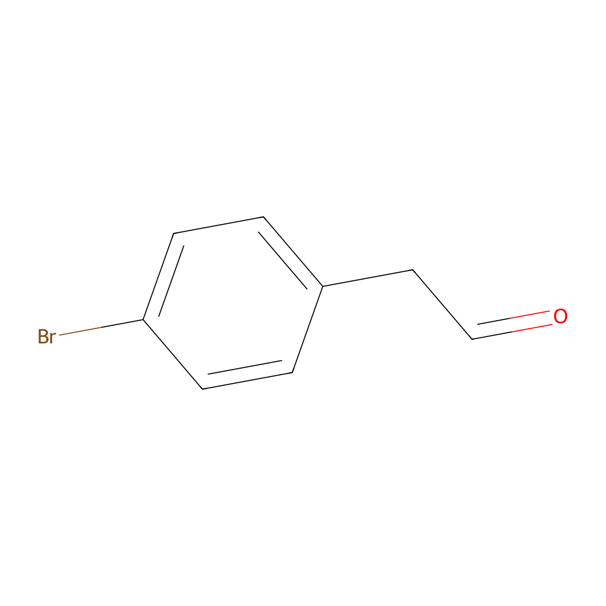 2-(4-Bromophenyl)acetaldehyde molecular structure, CAS 27200-79-9
