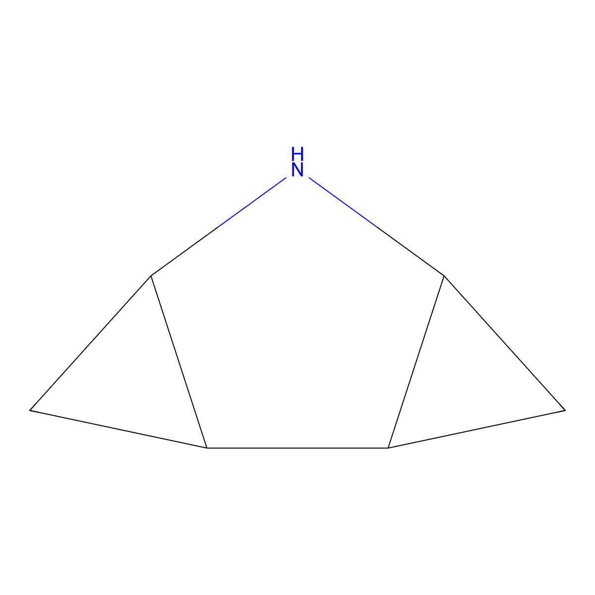 5-Azatricyclo[4.1.0.0,2,4]heptane molecular structure, CAS 27202-73-9