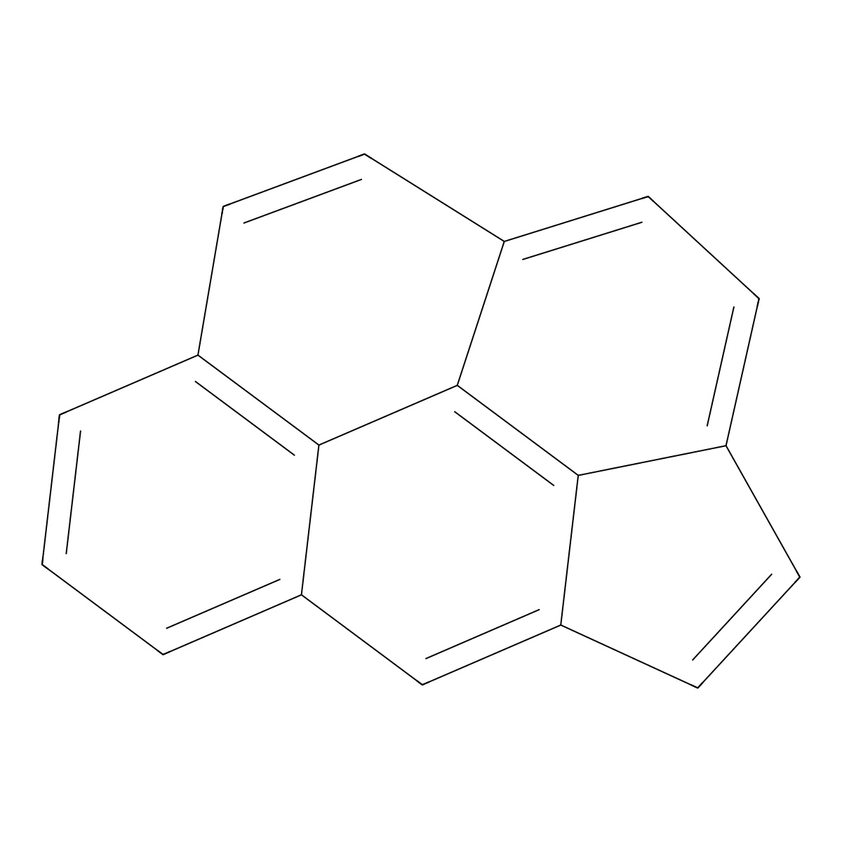 Cyclopenta(cd)pyrene molecular structure, CAS 27208-37-3