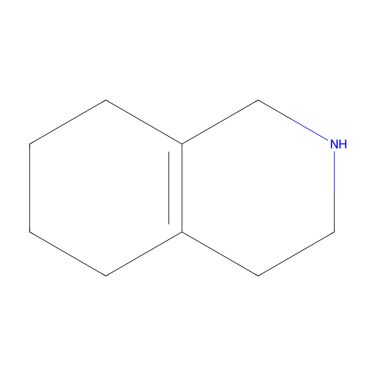1,2,3,4,5,6,7,8-Octahydroisoquinoline molecular structure, CAS 2721-62-2