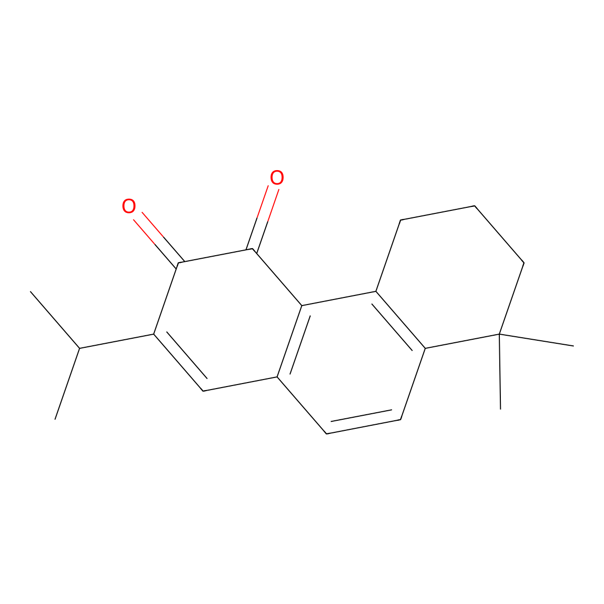 Miltirone molecular structure, CAS 27210-57-7