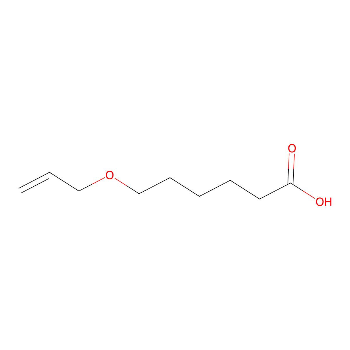 6-Allyloxyhexanoic acid molecular structure, CAS 272116-63-9