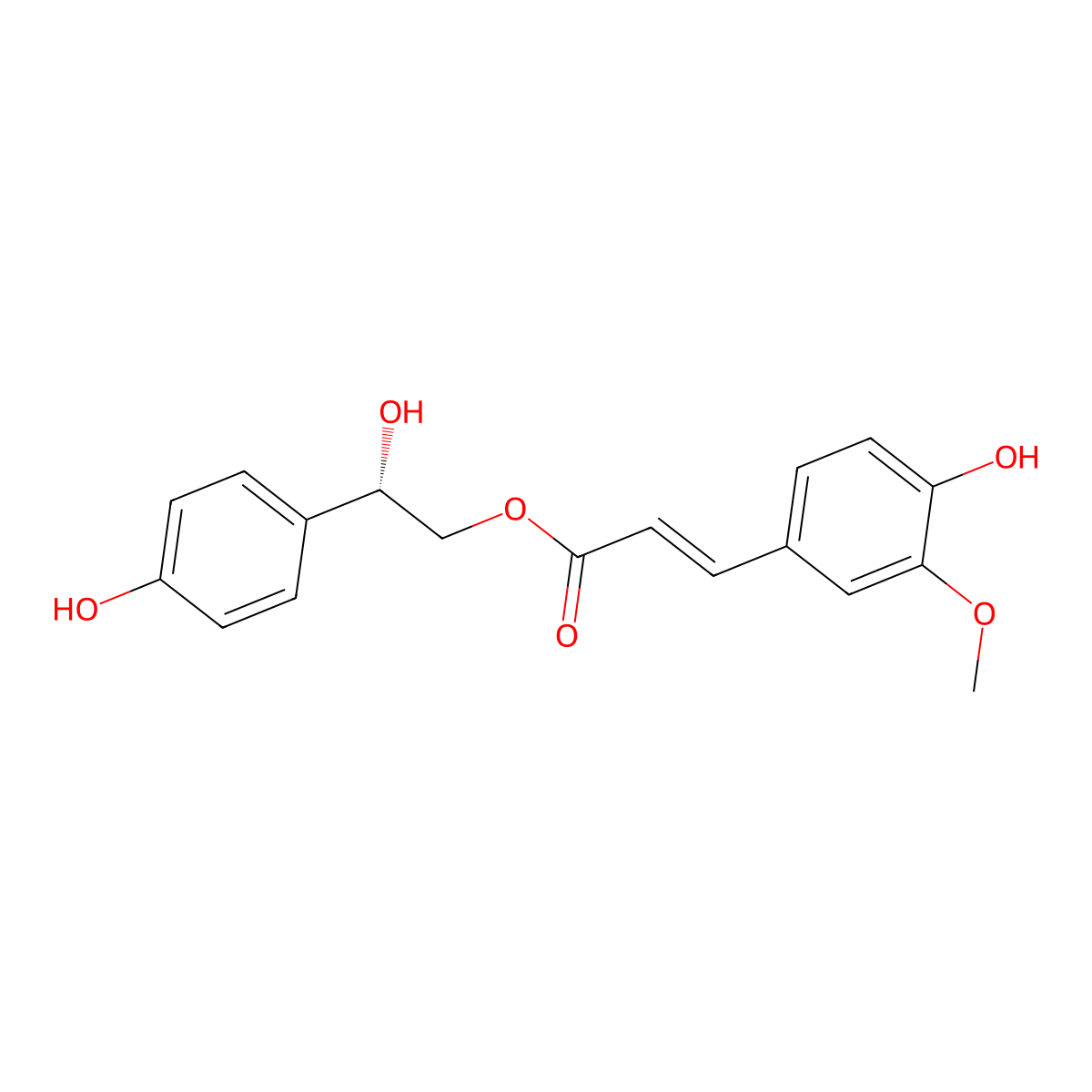 Decursidate molecular structure, CAS 272122-56-2