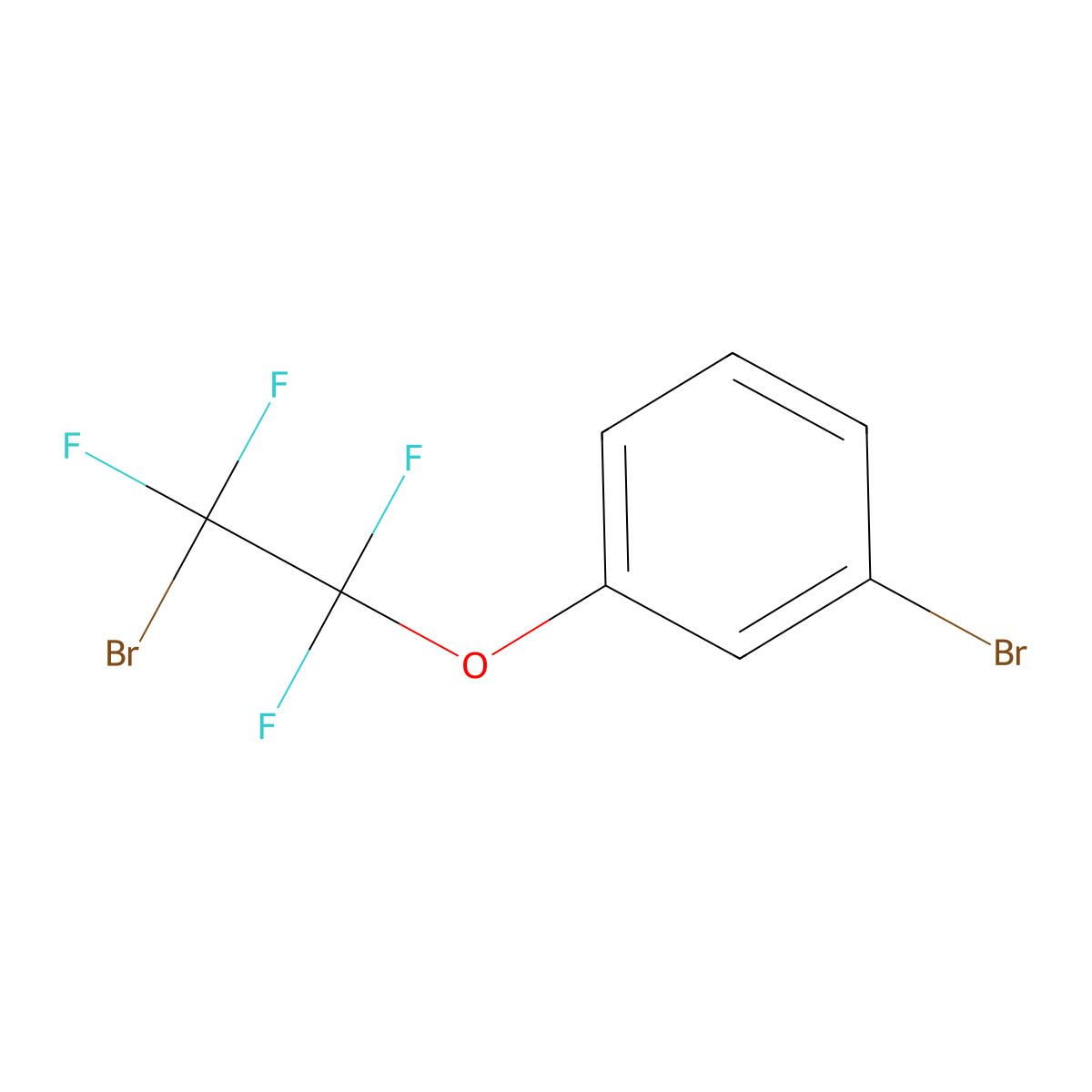 1-Bromo-3-(2-bromo-1,1,2,2-tetrafluoroethoxy)benzene molecular structure, CAS 272124-01-3