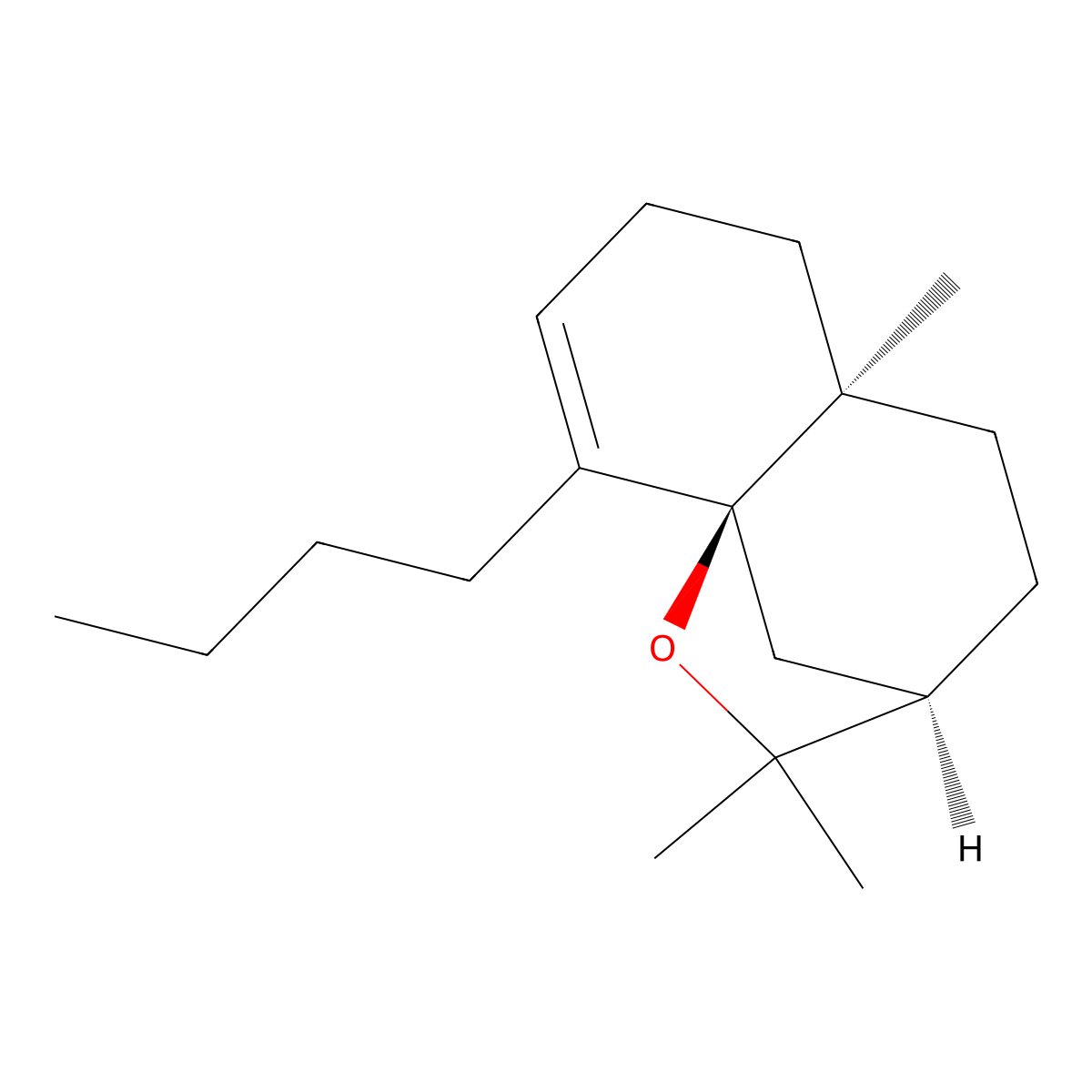 4-Butyl-alpha-agarofuran molecular structure, CAS 272126-07-5