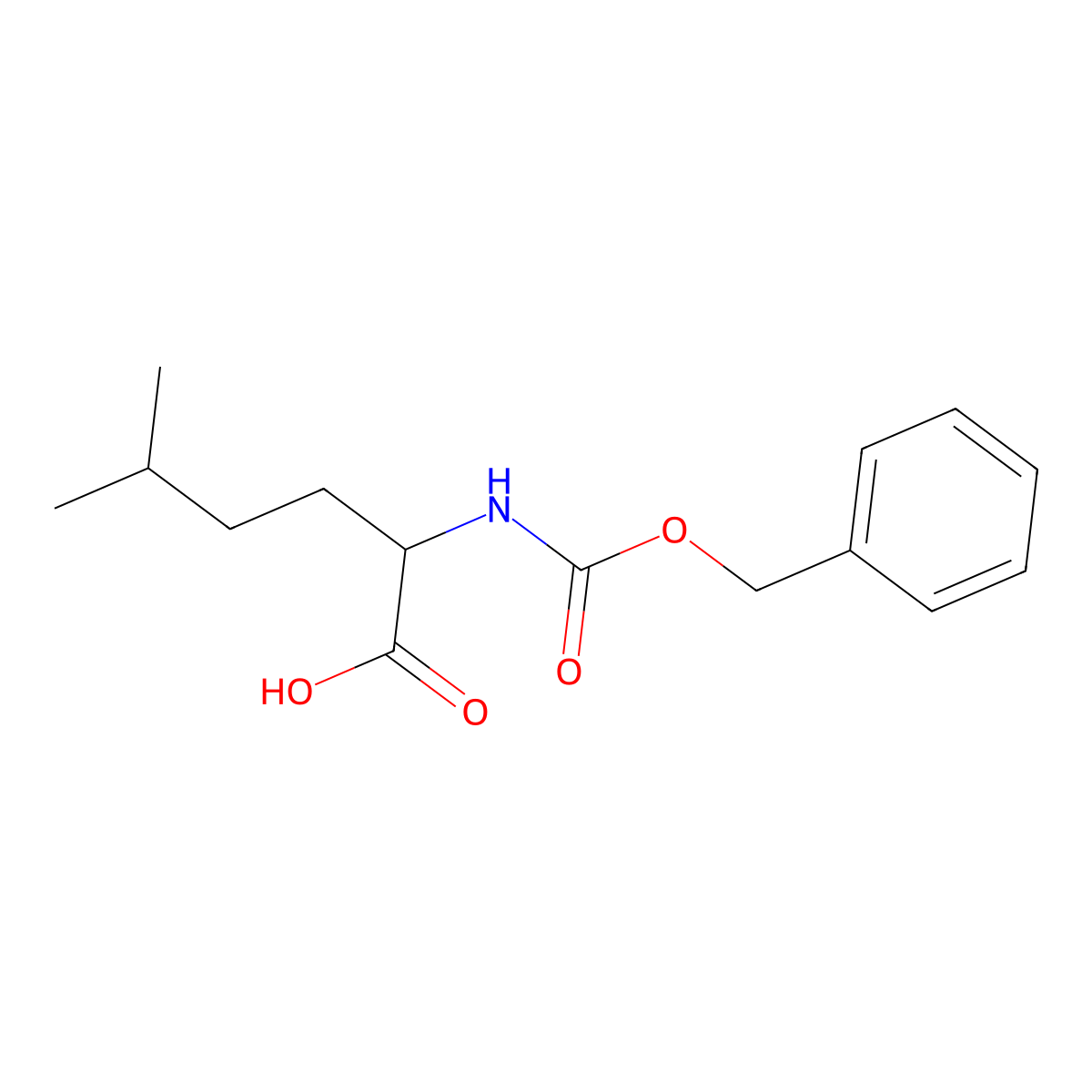 Z-D-HoLeu-OH molecular structure, CAS 272129-27-8