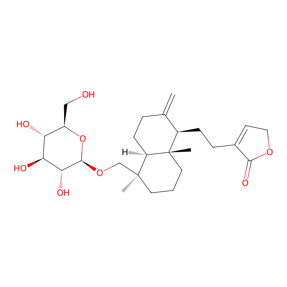 Neoandrographolide molecular structure, CAS 27215-14-1