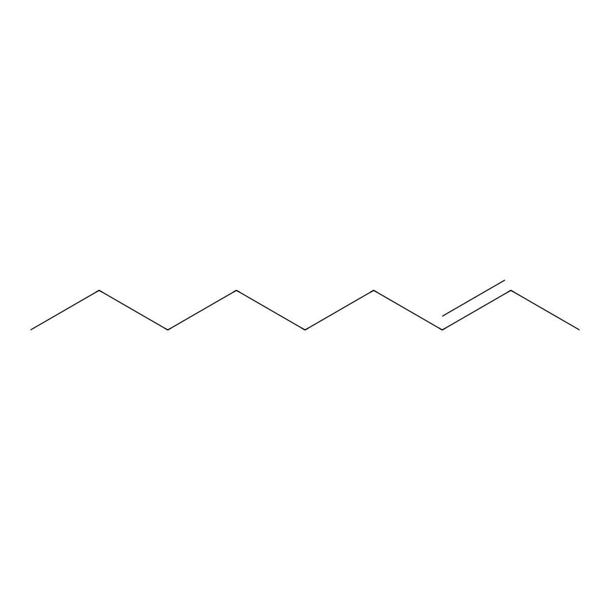 Non-2-ene molecular structure, CAS 27215-95-8