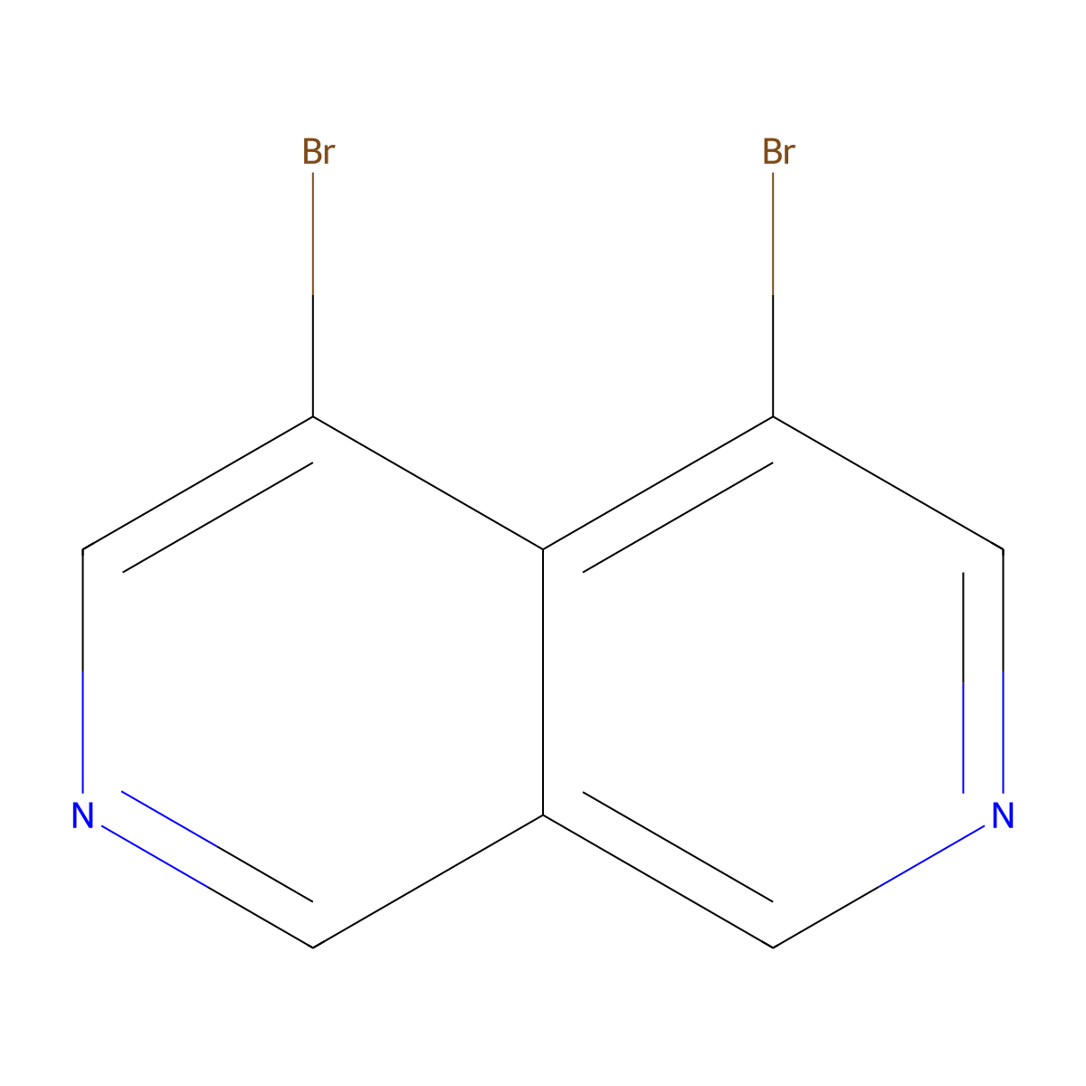 4,5-Dibromo-2,7-naphthyridine molecular structure, CAS 27224-99-3
