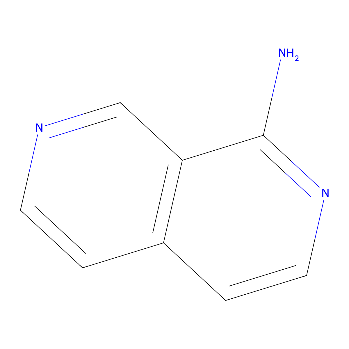 2,7-Naphthyridin-1-amine molecular structure, CAS 27225-00-9