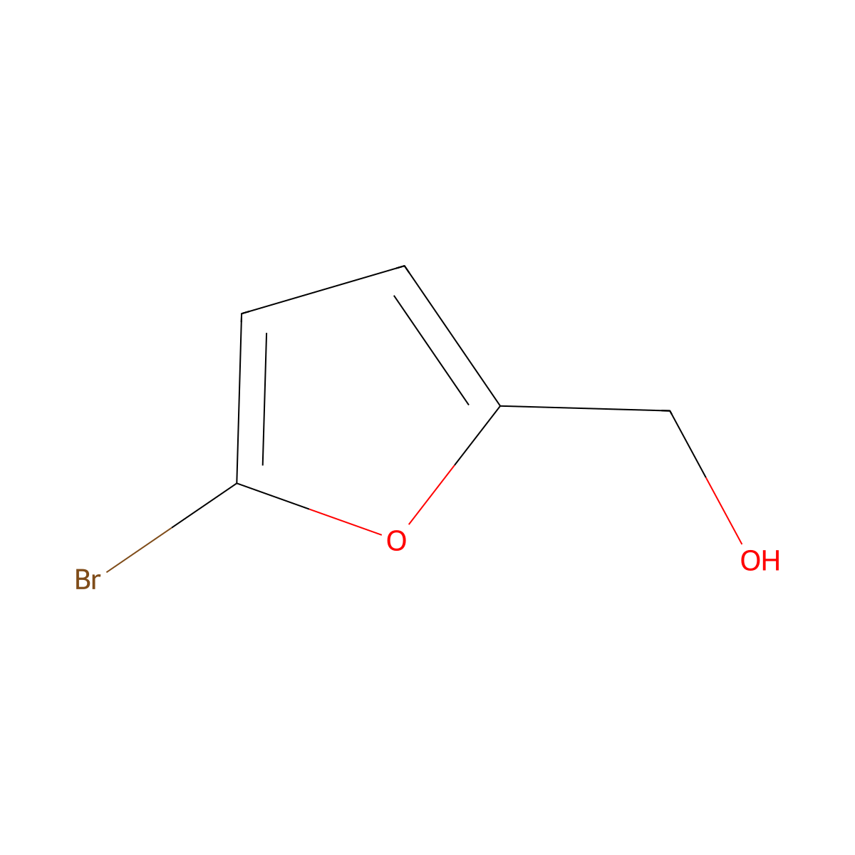 (5-Bromofuran-2-yl)methanol molecular structure, CAS 27230-58-6