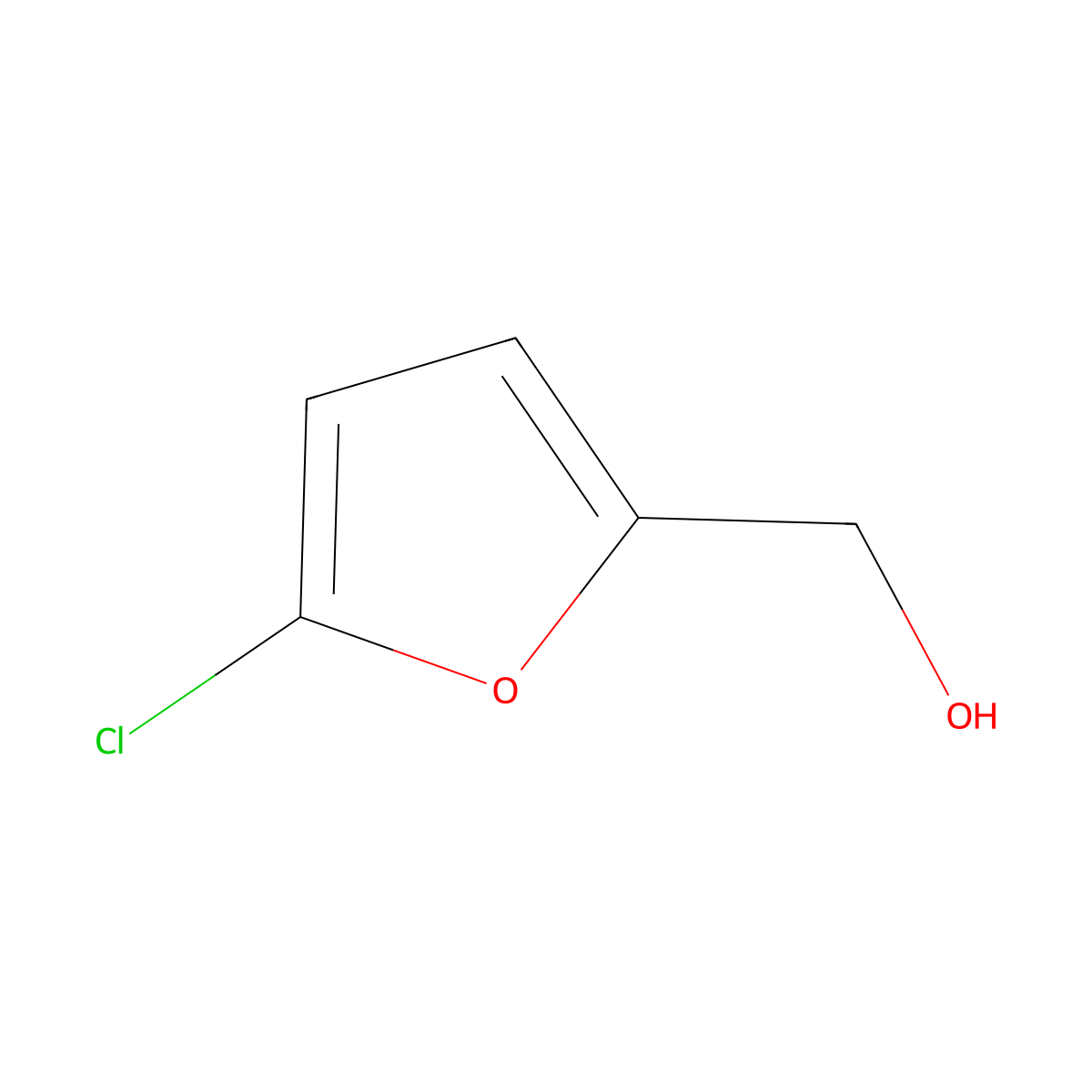 (5-Chlorofuran-2-yl)methanol molecular structure, CAS 27230-59-7
