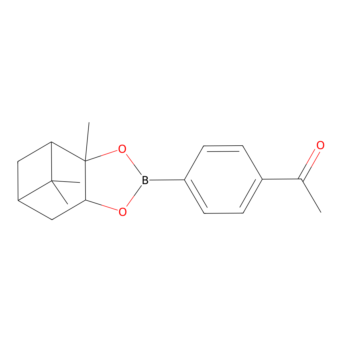 1-(4-((3aS,4S,6S,7aR)-3a,5,5-Trimethylhexahydro-4,6-methanobenzo[d][1,3,2]dioxaborol-2-yl)phenyl)ethanone molecular structure, CAS 2724208-41-5