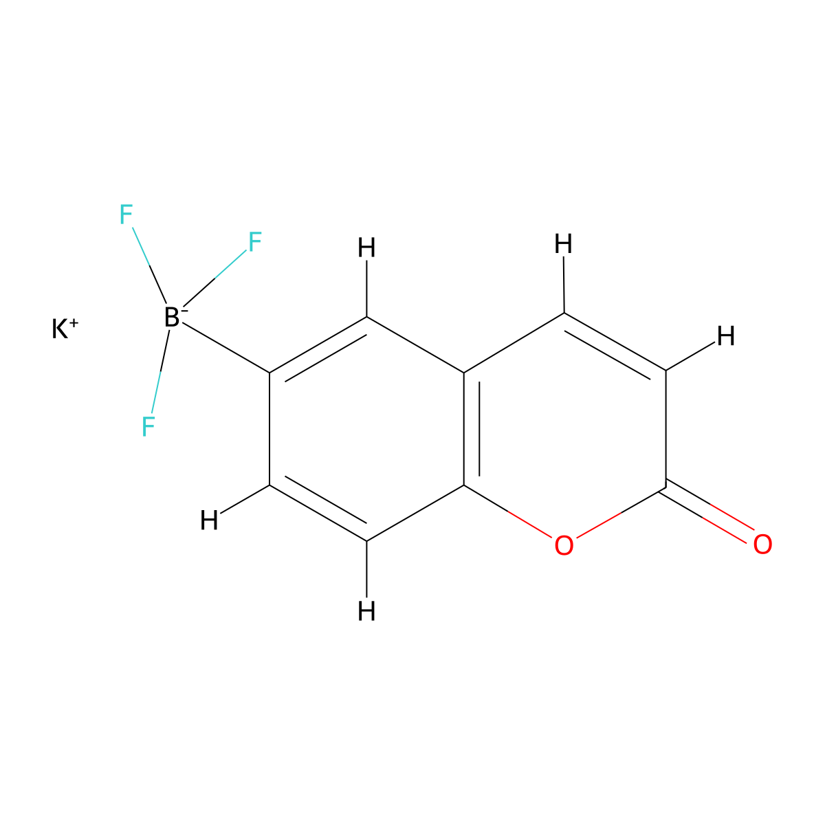 Potassium 2-oxo-2H-chromene-6-trifluoroborate molecular structure, CAS 2724247-54-3