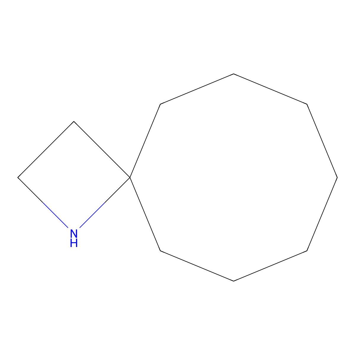 1-Azaspiro[3.7]undecane molecular structure, CAS 272461-78-6