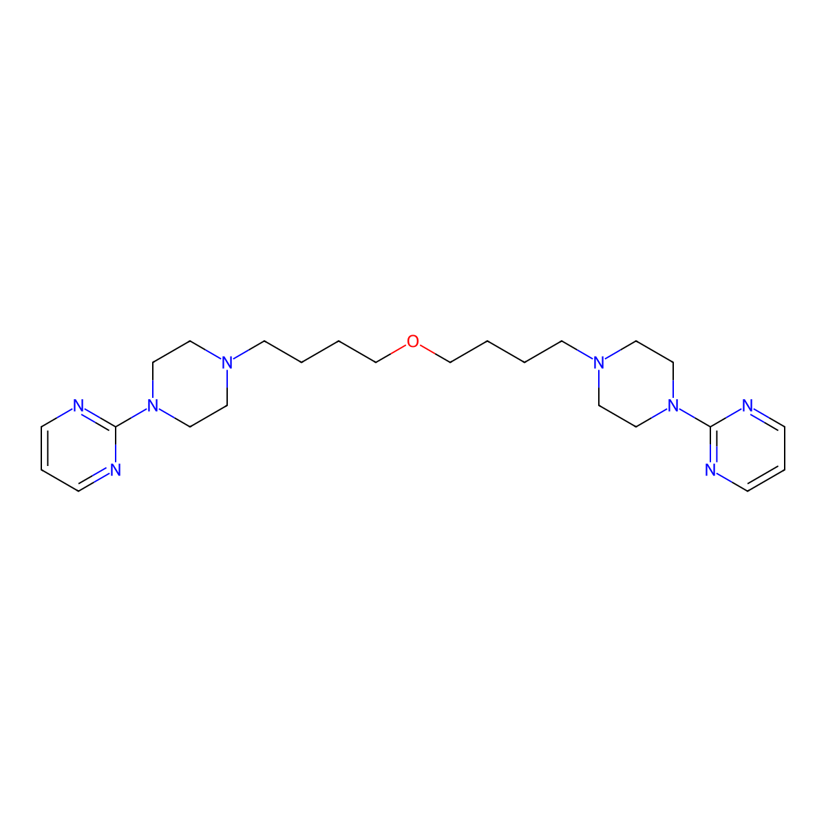 Buspirone EP Impurity D molecular structure, CAS 2724726-67-2