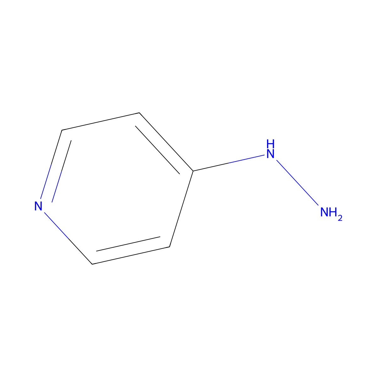 4-Hydrazinopyridine molecular structure, CAS 27256-91-3