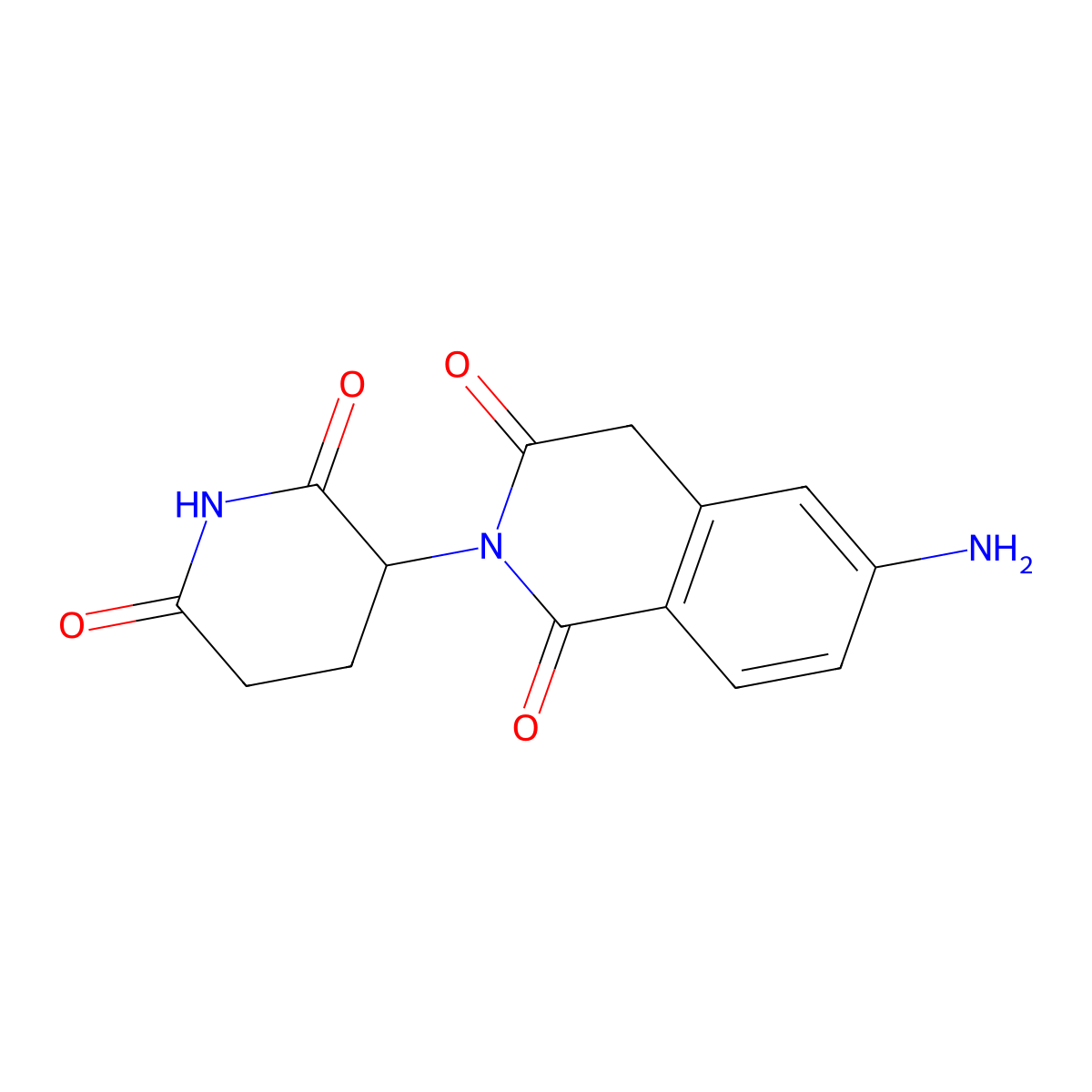 6-Amino-2-(2,6-dioxopiperidin-3-yl)-1,2,3,4-tetrahydroisoquinoline-1,3-dione molecular structure, CAS 2725742-05-0