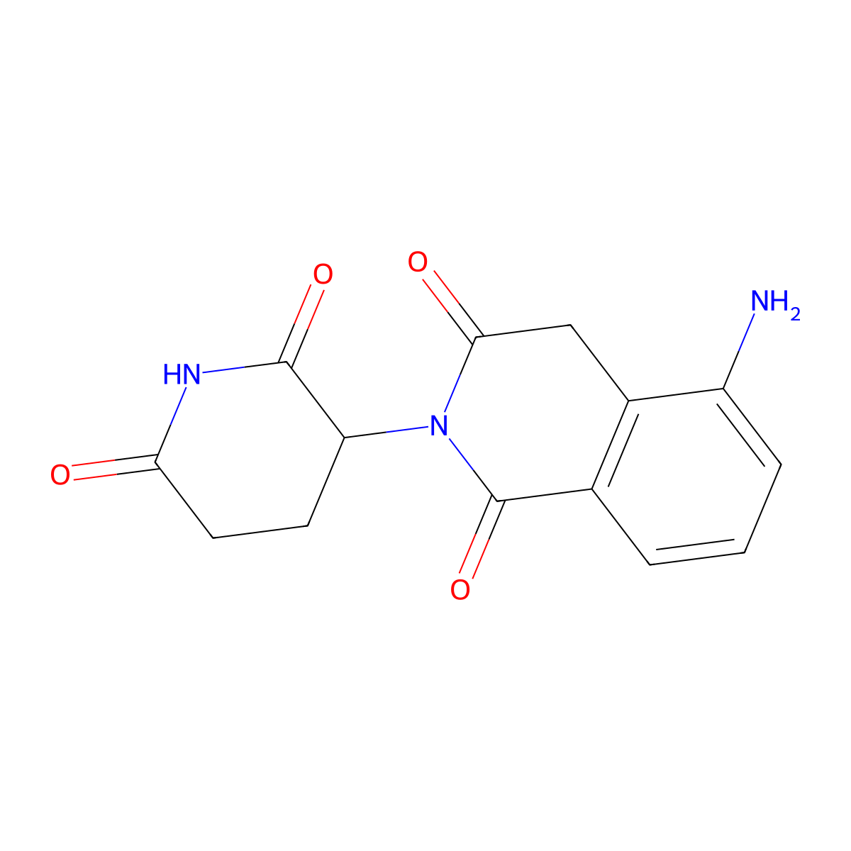 5-Amino-2-(2,6-dioxopiperidin-3-yl)-1,2,3,4-tetrahydroisoquinoline-1,3-dione molecular structure, CAS 2725742-06-1