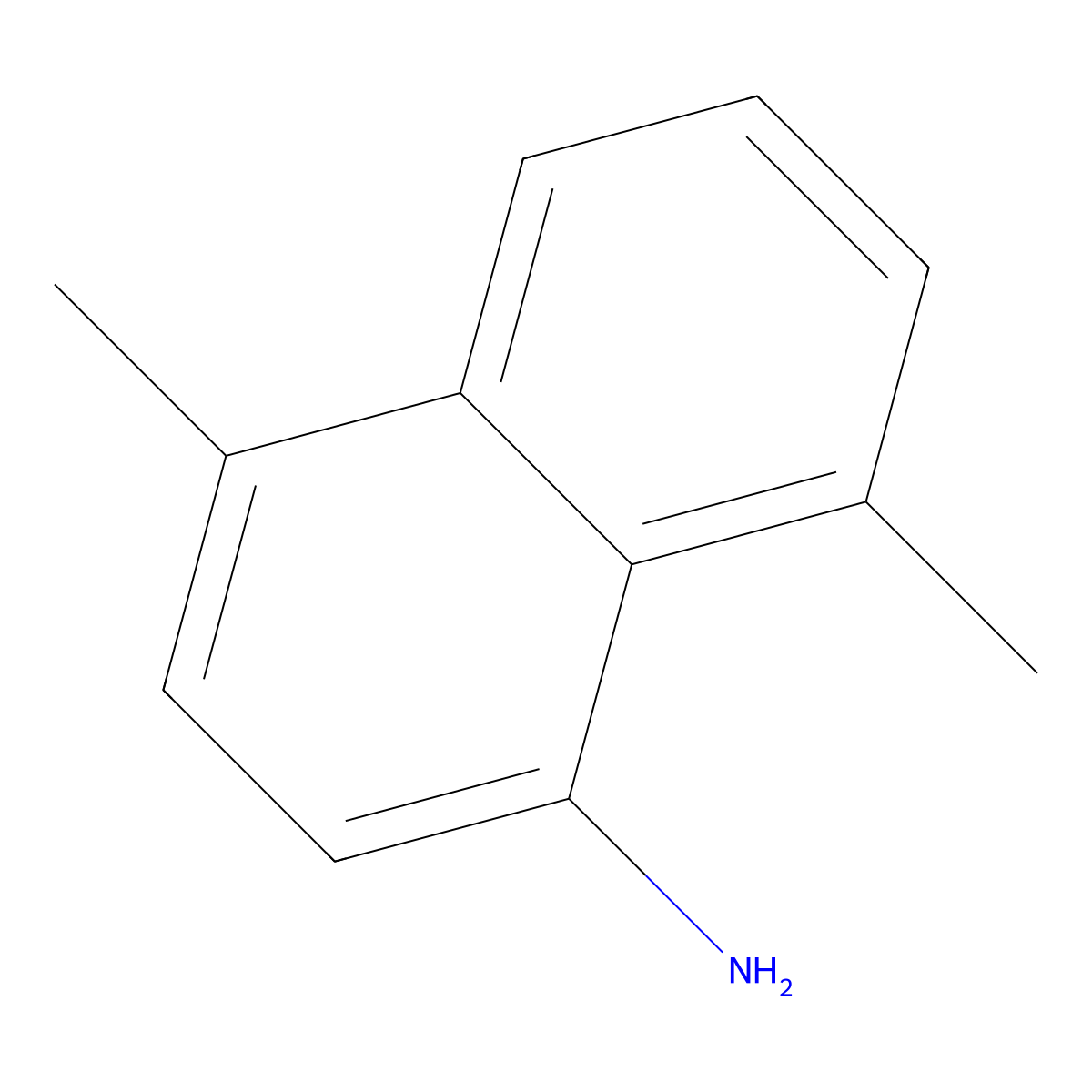 4,8-Dimethylnaphthalen-1-amine molecular structure, CAS 2725790-99-6