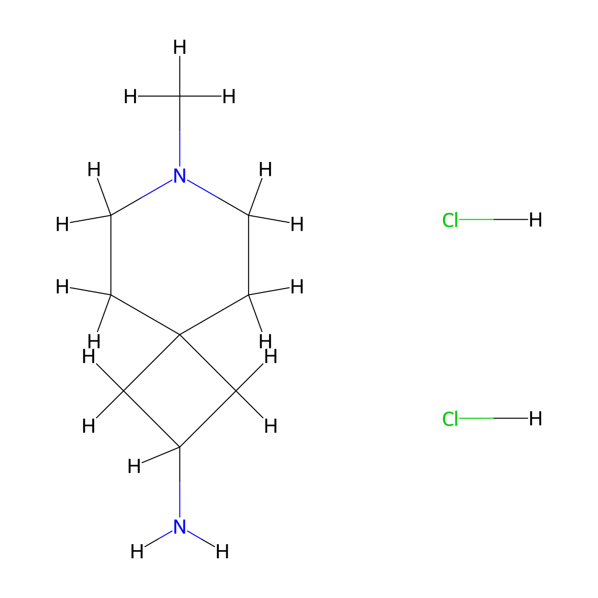 7-Methyl-7-azaspiro[3.5]nonan-2-amine dihydrochloride molecular structure, CAS 2725791-07-9