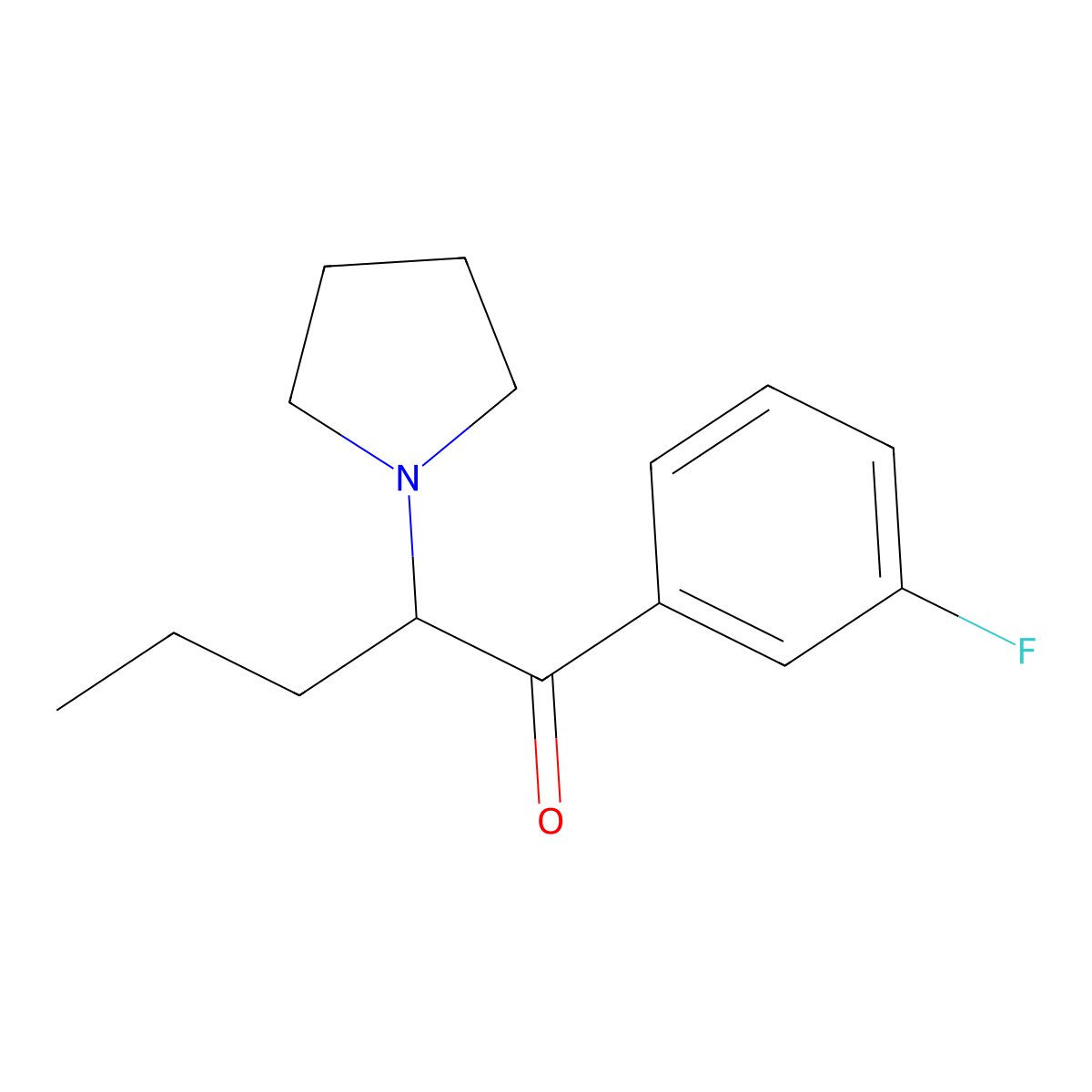 3-Fluoro-alpha-pvp molecular structure, CAS 2725852-55-9