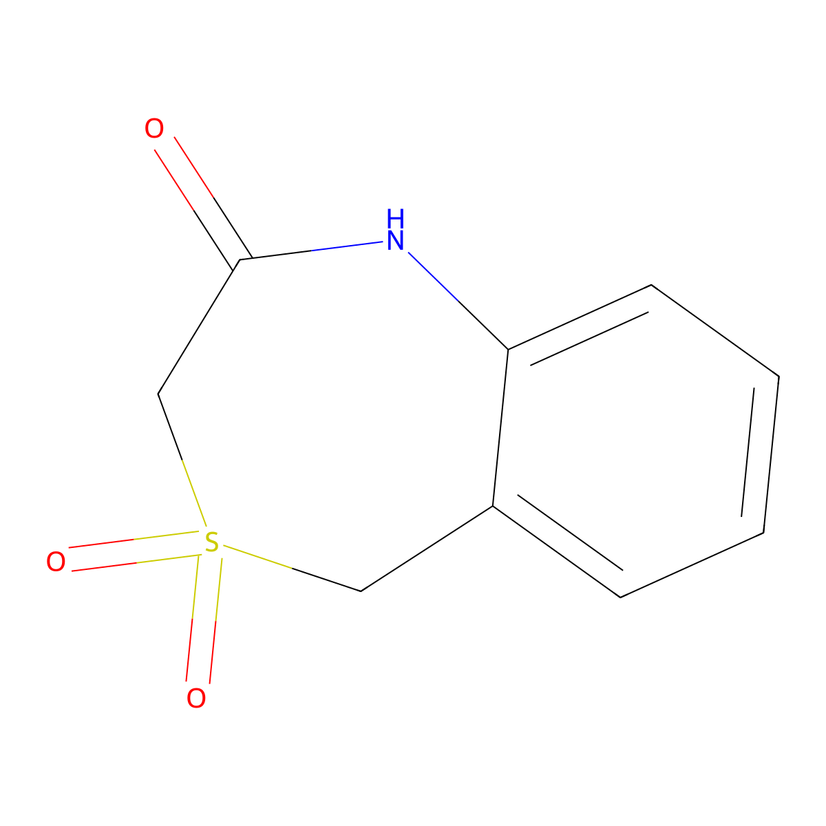 1,2,3,5-Tetrahydro-4lambda6,1-benzothiazepine-2,4,4-trione molecular structure, CAS 2726-05-8