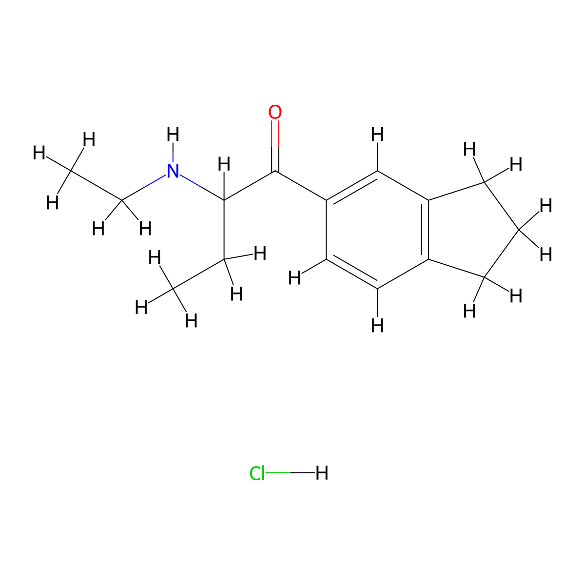 bk-EABDI (hydrochloride) molecular structure, CAS 2726084-56-4