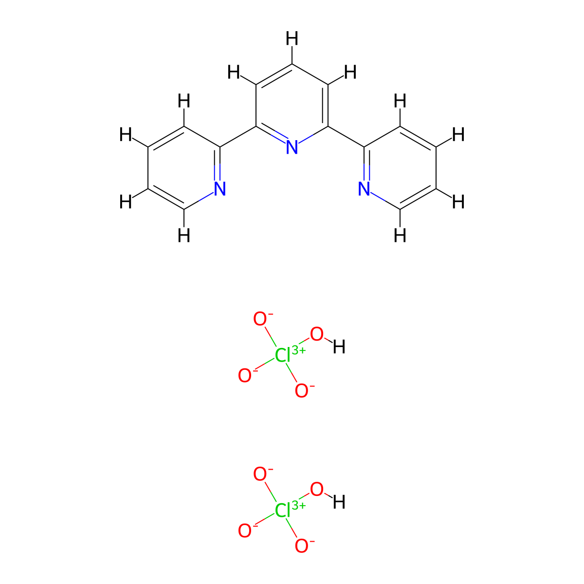 2,2':6',2''-Terpyridine, diperchlorate molecular structure, CAS 27269-04-1