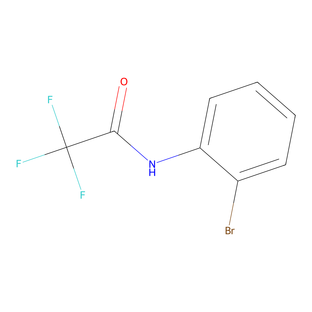 N-(2-Bromophenyl)-2,2,2-trifluoroacetamide molecular structure, CAS 2727-71-1