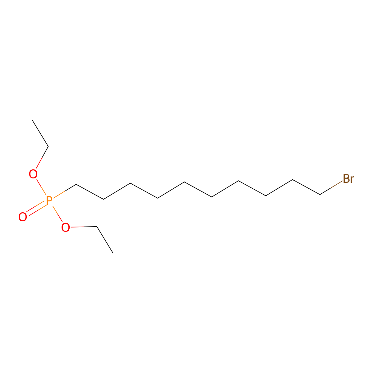 Diethyl 10-bromodecylphosphonate molecular structure, CAS 272785-01-0
